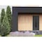 Vdomdoors Front Exterior Prehung Steel Door Ronex1477 Black Enamel Stainless Inserts Entry Metal Modern RONEX1477EXD-BLK-W36xH80-LH-I - alternate 6