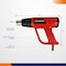 4Dock Heat Gun with 4 Nozzles, 120 V, Mode 1: 104â„‰, Mode 2: 104-662â„‰, Mode 3: 104-932â„‰ Temp. Setting HG001 - alternate 5