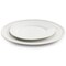 Gibson Home Embossed Ring 32 Piece Round Ceramic Dinnerware Set in White 134040.32 - alternate 4