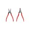 Tekton 9 Inch 90-Degree Internal and External Retaining Ring Pliers Set, 2-Piece, 0.090 in. Tips PRR90019 - alternate 1