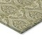 Homeroots 2' X 3' Green Damask Washable Non Skid Indoor Outdoor Area Rug 563880 - alternate 7