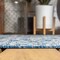 Jonathan Y Sinjuri Medallion Textured Weave Navy/Gray 3 ft. x 5 ft. Indoor/Outdoor Area Rug SMB101B-3 - alternate 4