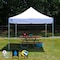 King Canopy 10ftx10ft Instant Pop-up Cover, Polyester, fits 9ft8inx9ft8in Frame, Frame Not Included, White INAT10WH - alternate 3