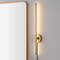 Jonathan Y Anton 27.25" 1-Light Modern Minimalist Iron Adjustable Bar Integrated LED Plug-In Sconce, Brass Gold JYL7136B - alternate 8