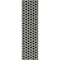 Homeroots 8' Black And Ivory Geometric Indoor Outdoor Runner Rug 564049 - alternate 5