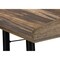 Homeroots 47" Brown and Black Wood and Metal Parsons Computer Desk 489841 - alternate 6