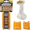 S StealthMounts Tool Holders Compatible with DeWalt 18/20V & Flexvolt; Yellow ABS Tool Holder, 4PK TM-DW18-YLW-4 - alternate 1