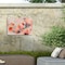 Trademark Fine Art Outdoor Canvas Art - Treechild 'Wild Coral Flowers' Wall Art for Patios, or Gardens 1X16794-OC1219WR - alternate 5