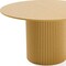 Homeroots 52" Brown Solid Wood Pedestal Base Round Top Dining Table 720975 - alternate 5
