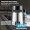 Vevor 4L Water Distiller 1.5L/H Distilled Water Maker Timing Dual-Temp Silver YMK40230 - alternate 6