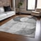 Homeroots 5' X 8' Gray And Charcoal Geometric Washable Indoor Outdoor Area Rug 604912 - alternate 8