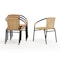 Flash Furniture Lila  Beige Rattan Indoor-Outdoor Restaurant Stack Chair, PK4 4-TLH-037-BGE-GG - alternate 12
