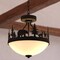 Vaxcel Acadia 6-Light Rustic Wildlife Chandelier, Bronze, LED Night Light, Forest Motif, 23.5-In. P0474 - alternate 5