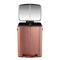 Happimess Marco Rectangular 10.6-Gallon Double Bucket Trash Can with Soft-Close Lid, Rose Gold HPM1005D - alternate 8