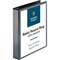Business Source Ring Binder, Black, Clear Sleeve BSN09954 - alternate 1
