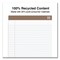 Tru Red Recycled Notepads, Wide/Legal Rule, (50) White 8.5 x 11 Sheets, 12PK TR59936/TR58185 - alternate 6