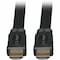 Tripp Lite Gold Video Cable, HDMI, Flat, 3 ft., Black P568-003-FL - alternate 2
