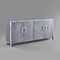 Homeroots 71" Ash Gray And Chrome Sideboard with Four Doors 545587 - alternate 7