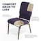 Flash Furniture Advantage Eggplant Church Chair 18.5" Wide PCHT185-115 - alternate 7