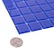Apollo Tile Cobalt Blue 11.8 in x 11.8 in Glass Glossy Floor and Wall Mosaic Tile 9.67 sqft/case, 10PK APLA88012 1X1A - alternate 5