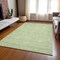 Homeroots 9' X 12' Artichoke Green Mint Green And Ivory Floral Washable Indoor Outdoor Area Rug 582318 - alternate 8