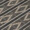 Homeroots 8' Black And Beige Round Geometric Washable Indoor Outdoor Area Rug 599606 - alternate 6