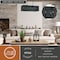 Vaxcel Wicker Park 8L Black Industrial Cage Linear Chandelier Island Pendant Light Fixture P0105 - alternate 4