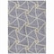 Homeroots 5' X 8' Gray And Ivory Geometric Washable Indoor Outdoor Area Rug 612876 - alternate 5