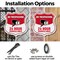 Signmission No Trespassing Shield Sign 24 Hour Surve, 6 Inch X 6 Inch, Plastic Sign SHI-P-6-419 - alternate 5