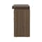 Homeroots 58" Walnut Wood Writing Desk With Two Drawers 723767 - alternate 4