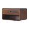 Homeroots 22" Brown Solid Wood One Drawer Floating Nightstand 712841 - alternate 8