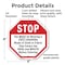 Signmission Stop You Must Be Wearing a Face Cov, 6 Inch X 6 Inch, Plastic Sign OC-P-6-53 - alternate 4
