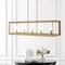 Jonathan Y Anna 38.5" Linear 5-light Metal/Glass LED Pendant, Brass Gold JYL7414C - alternate 11