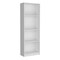 Homeroots Set of Three White Wood Thirteen Tier Modular Bookcase, 3PK 546629 - alternate 5