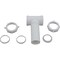 Do It Best 1-1/2'' White Polypropylene Center Outlet Tee DIB66-7W - alternate 4