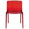 Leisuremod Murray Modern Dining Chair, Red, 4PK MC20R4 - alternate 3