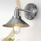 Jonathan Y July 7.88" 1-Light Industrial Farmhouse Metal Vanity Light, Nickel JYL7426B - alternate 8