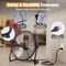 Edendirect 18 in. 3 fan speeds Floor Fan in Black with adjustable tilt and washable grill ZRZHUMI-AC-DSV21PD-18BK - alternate 5