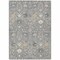 Homeroots 8' X 10' Gray Gold And Ivory Oriental Washable Indoor Outdoor Area Rug 598049 - alternate 7