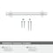 Amerock Davenport 5-1/16 in 128 mm Center-to-Center Polished Chrome Cabinet Pull BP3660626 - alternate 5