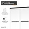 Anzzi 76 in. x 44-48 in. Frameless Sliding Shower Door in Matte Black , 3/8in 10mm Tempered Clear Glass SD-AZ21-01MB - alternate 7