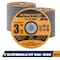 Powertec 3" Metal Cut Off Wheels, Iridium-Coated Aluminum Oxide 60 Grit, 1/16" Thick with 3/8" Arbor, 100PK 14017-P2 - alternate 1