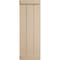 Ekena Millwork Rustic Three Board Joined Board-n-Batten Sandblasted Faux Wood Shutters w/End Batten, 16 1/2"Wx44"H SHUBJE16X44SDPR - alternate 11