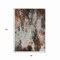 Homeroots 8' X 10' Gray Rust And Ivory Abstract Washable Indoor Outdoor Area Rug 615863 - alternate 6