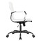 Leisuremod Harris Faux Leather Office Chair - Mid-Back Ergonomic Swivel Desk Chair, Iron Base HOBL19WL - alternate 8