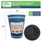 Ecoquality 10oz Insulated Paper Hot Cups With Black Dome Lids New York Greek Design Cups, 100PK EQ10OZANGPCBDL-100 - alternate 6