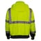Reflective Apparel ANSI Type R Class 3 Sweatshirt with Removable Hood, Systems Gear 602ST-LB-2X - alternate 8