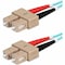 Add-On This Is A 5M Sc (Male) To Sc (Male) Aqua Duplex Riser-Rated Fiber ADD-SC-SC-5M5OM4 - alternate 2