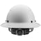 Lift Safety DAX Fiber Resin Full Brim Hard Hat (White Carbon Matte) - ANSI-G, TYPE 1 HDF-24CWM - alternate 5