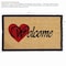 Gardenised Heavy Duty Coco Coir Doormat with Non Slip PVC Baking Embossed Design, Hearty Welcome QI004884 - alternate 4